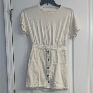 Pilcro Cream Mini Dress